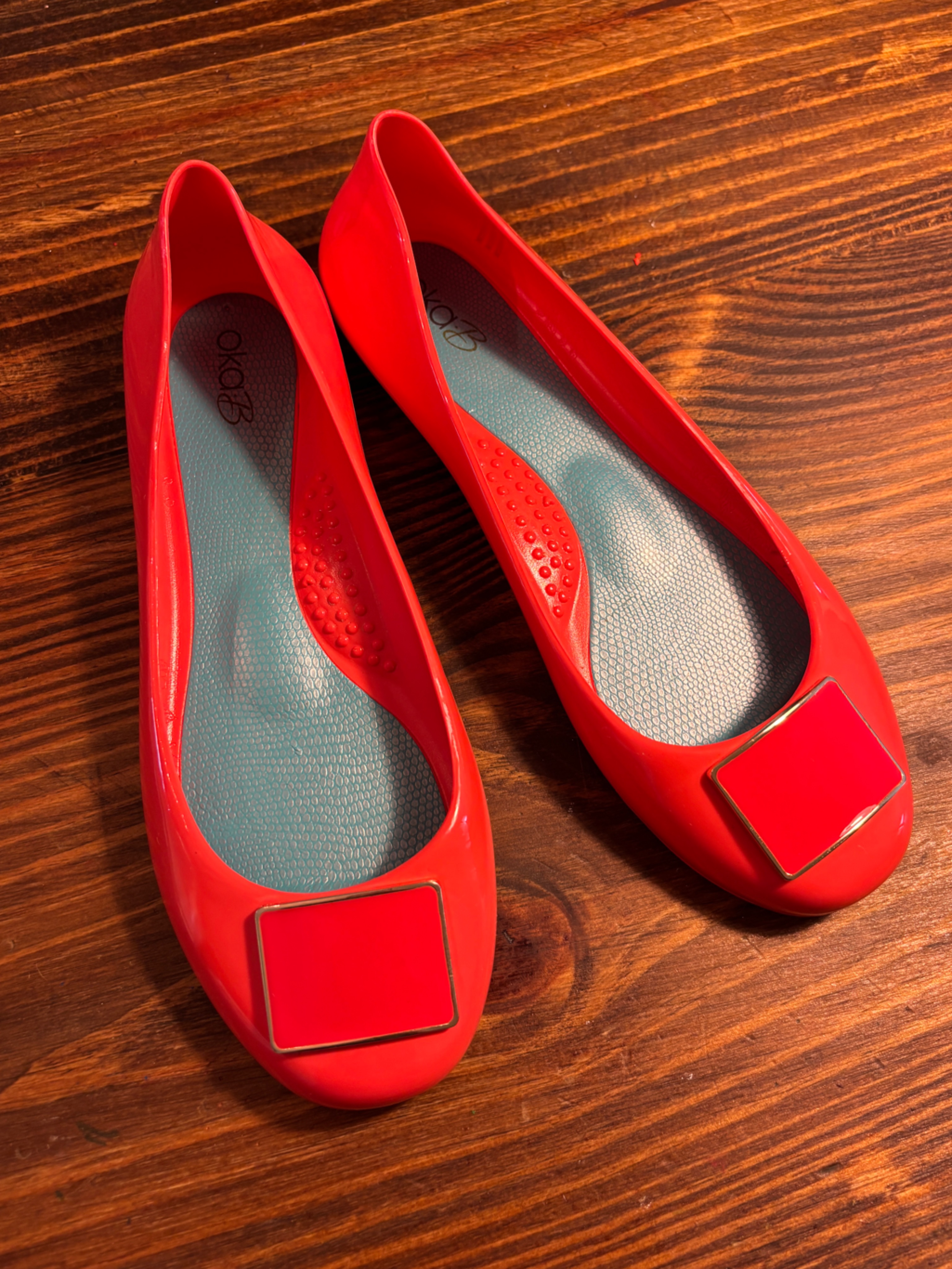 Oka-B Coral Ballet Flats | Made In Usa | Women’s Size 6